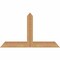 Ekena Millwork Portland Timber Gable Bracket, Western Red Cedar, 36"W x 21"H x 1 1/2"D x 3 1/2"F, 14/12 Pitch GBW036X21X0204POR00SWR - alternate 1